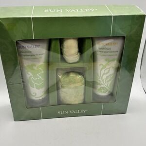 Melaleuca Hidden Garden Sun Valley Spa Gift Set Honeydew Melon-Miel Hand Cream